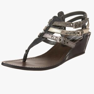 Madden Girl Gladiator Metallic Sandals